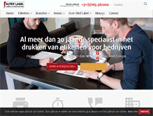Tablet Screenshot of altrif.nl